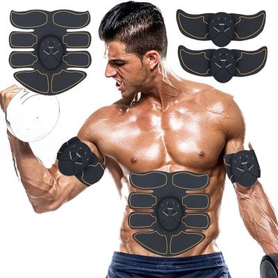 Black Pink Home Fitness Equipment ,  ABS Abdominal Muscle Stimulator