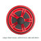 95*167*112mm Home Fitness Equipment Red Abdominal AB Wheel Roller