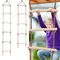 Multi Rungs Sports Wooden Rope Ladder For Children Activity Climbing Game