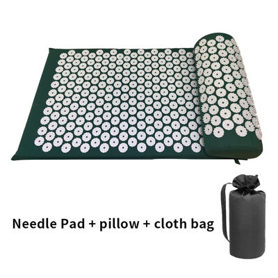 Neck Back Pain Massage Acupuncture Mat With ABS Needles And Pillow