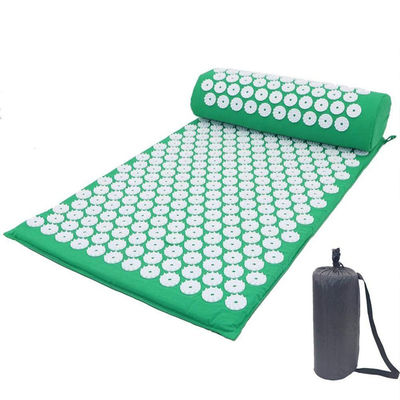 Cotton Fabric Massage Cushion Custom Foot Acupressure Mat And Pillow Set