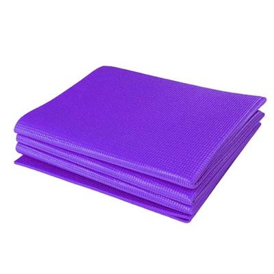 Colorfast Eco Friendly Yoga Mats , 3mm Foldable Non Slip Exercise Mat