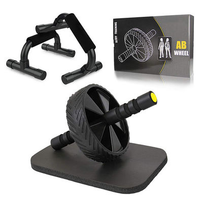 1 AB Wheel 2 Push Up Bar Durable Daily Exercise Fitness Equipment