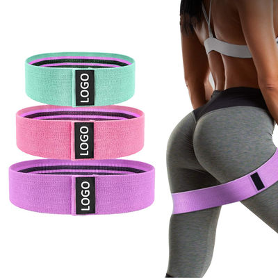 FDA 3 Levels Home Fitness Resistance Bands Portable Pantone Color