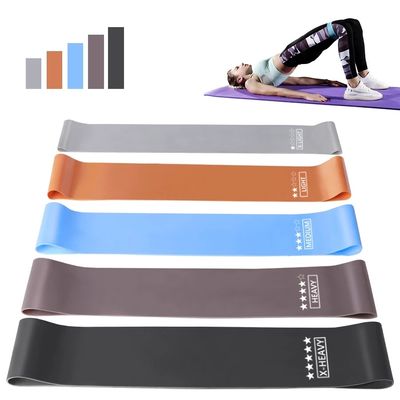 Natural Latex Gym Exercise Strength Elastic 60cm Resistance  Bands For Fitness Yoga Crossfit Training