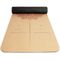 Custom Pattern Cork Yoga Mat , Lightweight Rubber Yoga Mat