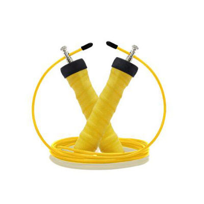 360° Degree Handle Rotation Heavy Adjustable Jump Rope , PVC Speed Jump Rope