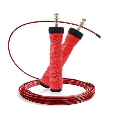 360° Degree Handle Rotation Heavy Adjustable Jump Rope , PVC Speed Jump Rope