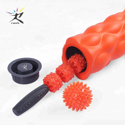 Leg Foot Neck Body Relax Massage Stick , Eco Friendly EVA Balls Massager Set