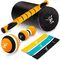Latex Massage Roller Stick Set Foam Roller , Massage Ball Resistance Loop Bands
