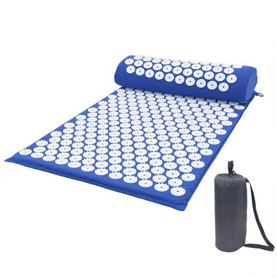 Cotton Fabric Massage Cushion Custom Foot Acupressure Mat And Pillow Set