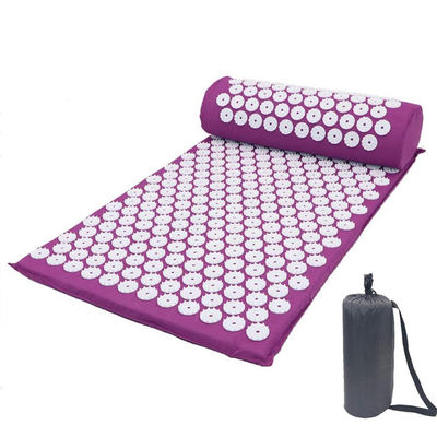 Cotton Fabric Massage Cushion Custom Foot Acupressure Mat And Pillow Set