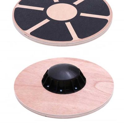 Diameter 39.5cm Wooden Round Balance Wobble Board , Wooden Rocker Board