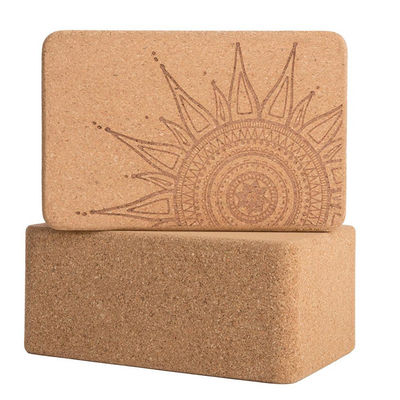 Natural Gymnastic Posture Yoga Cork Brick Cork Fitness Sets