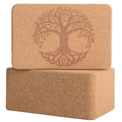 Natural Gymnastic Posture Yoga Cork Brick Cork Fitness Sets