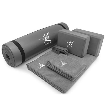 6 In 1 Non Slip Yoga Mat Set NBR Thick Non Slip Yoga Mat Towels Yoga Strap