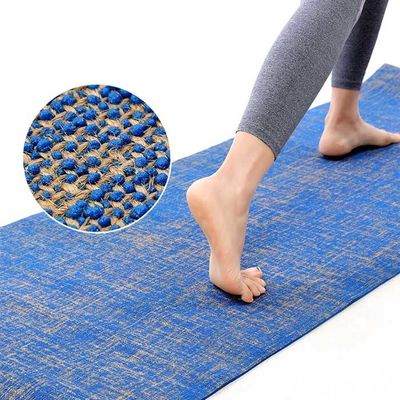 Eco Organic Anti Skid Non Slip Yoga Mat 5mm Natural Jute Yoga Mat