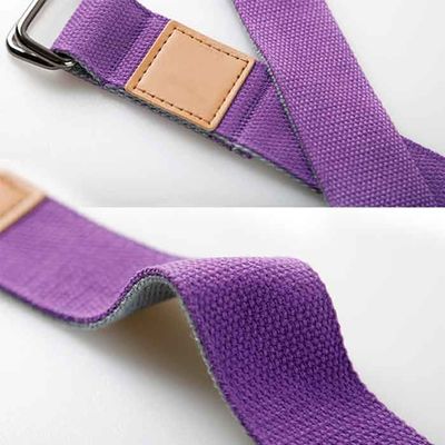 60×50×0.4cm 8 Shape Adjustable Cotton Stretching Strap Yoga Carrying Strap