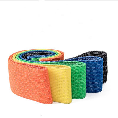 Rubber Silk Nylon Fabric Hip Circle Band ,  Resistance Hips Slimming Belt