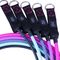 Natural Latex Fitness Training Resistance Exercise Tubes 11pcs Set Gradient Pink