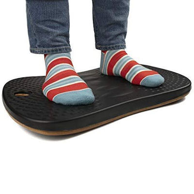 Anti Fatigue Standing Balance Board Wood PU Stability trainer