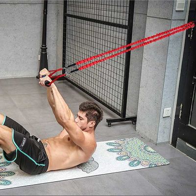 Upgraded Resistance Tube Set With Anti Snap Heavy Duty Protective Nylon Sleeves