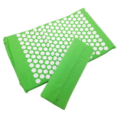 Blue Green Orange Purple Pain Relief Mat  , PVC ABS Cotton Acupressure Massage Mat