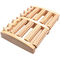 Large Manual wooden foot massager ,  18 separate nubs wooden foot roller