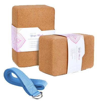 Natural Gymnastic Posture Yoga Cork Brick Cork Fitness Sets