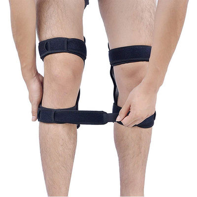 Breathable Adjustable Knee Support Recovery Brace Gear Booster With Powerful Springs