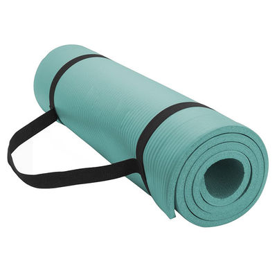 Printing Logo NBR Yoga Mat , Durable NBR Fitness Mat