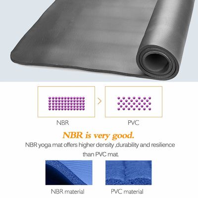 NBR 0.5&quot; Thick High Density Sweat Proof Yoga Mat  Cushions Spine