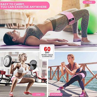 FDA 3 Levels Home Fitness Resistance Bands Portable Pantone Color