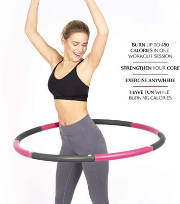 PP 2lbs Weighted Hula Hoop For Beginners Home Workouts Gym