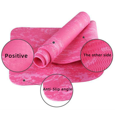 Factories Price Camouflage TPE 8mm Thickened Non Slip Yoga Matt  For Pilates Beginner