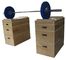 Adjustable Weightlifting  Jerk Blocks Wooden Fitness Equipment Wholsesale Supplier