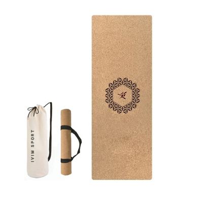 Manufacturor Non Slip Soft Sweat Resistant Luxury Cork Yoga Mat