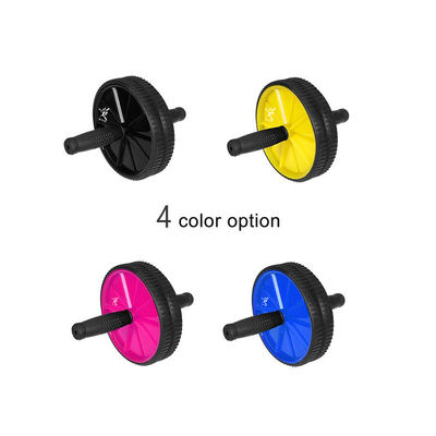 Strength Training Equipment Unisex Ab Wheel Roller With 2 Configurable Wheels And Non Slip Handles