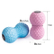 Custom Handheld Rubber Peanut Ball Massage Roller For Muscle Relief